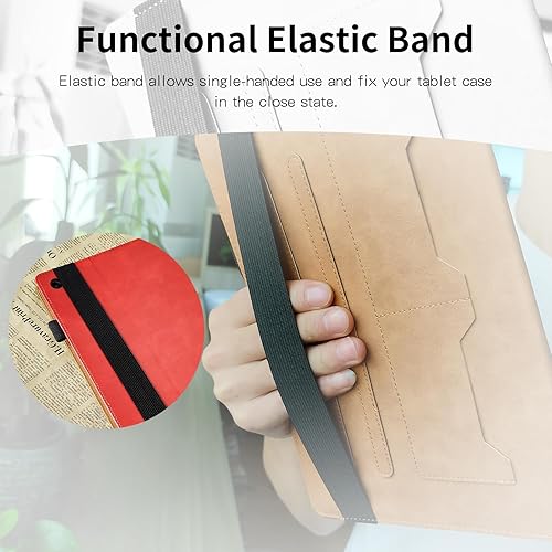 Miniatura 10 de Funda para Samsung Galaxy Tab A8 10.5 '' 2022 Funda SM-X200X205X207 Business PU Funda de piel sintética delgada y ligera con soporte y tarjetero