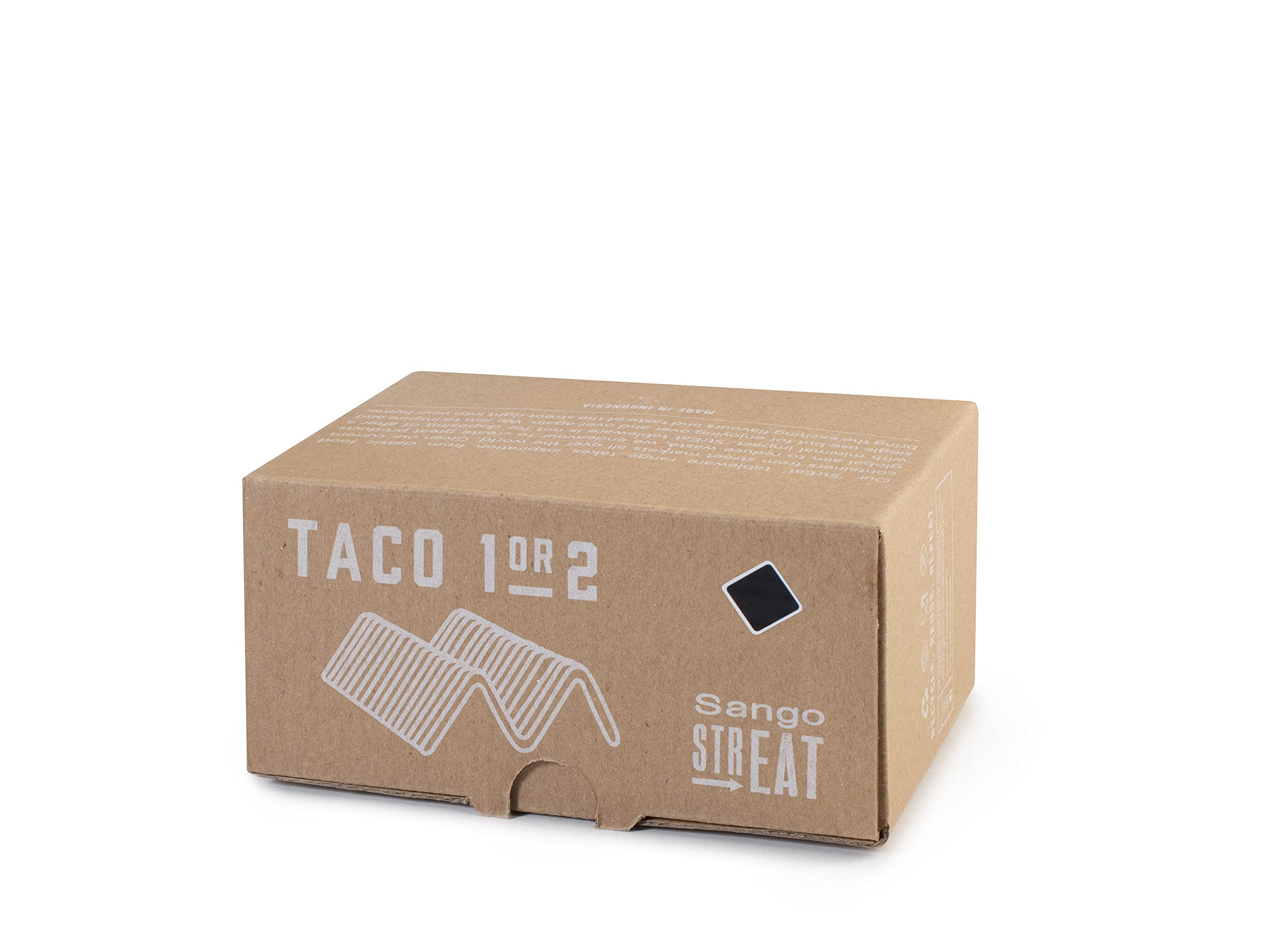 PT Streat Set 2 Porta Tacos in Stoneware Nero 1 Posto/2 Posti