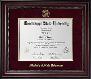 Mississipppi State University Diploma Frame - Officially Licensed