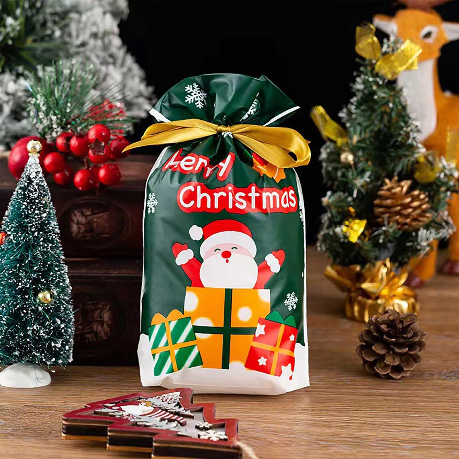 クリスマス クリスマスプレゼント 飾り ラッピング オーナメント 袋 クリスマス プレゼント ラッピング 袋 大量 特大 大きい ギフトバッグ