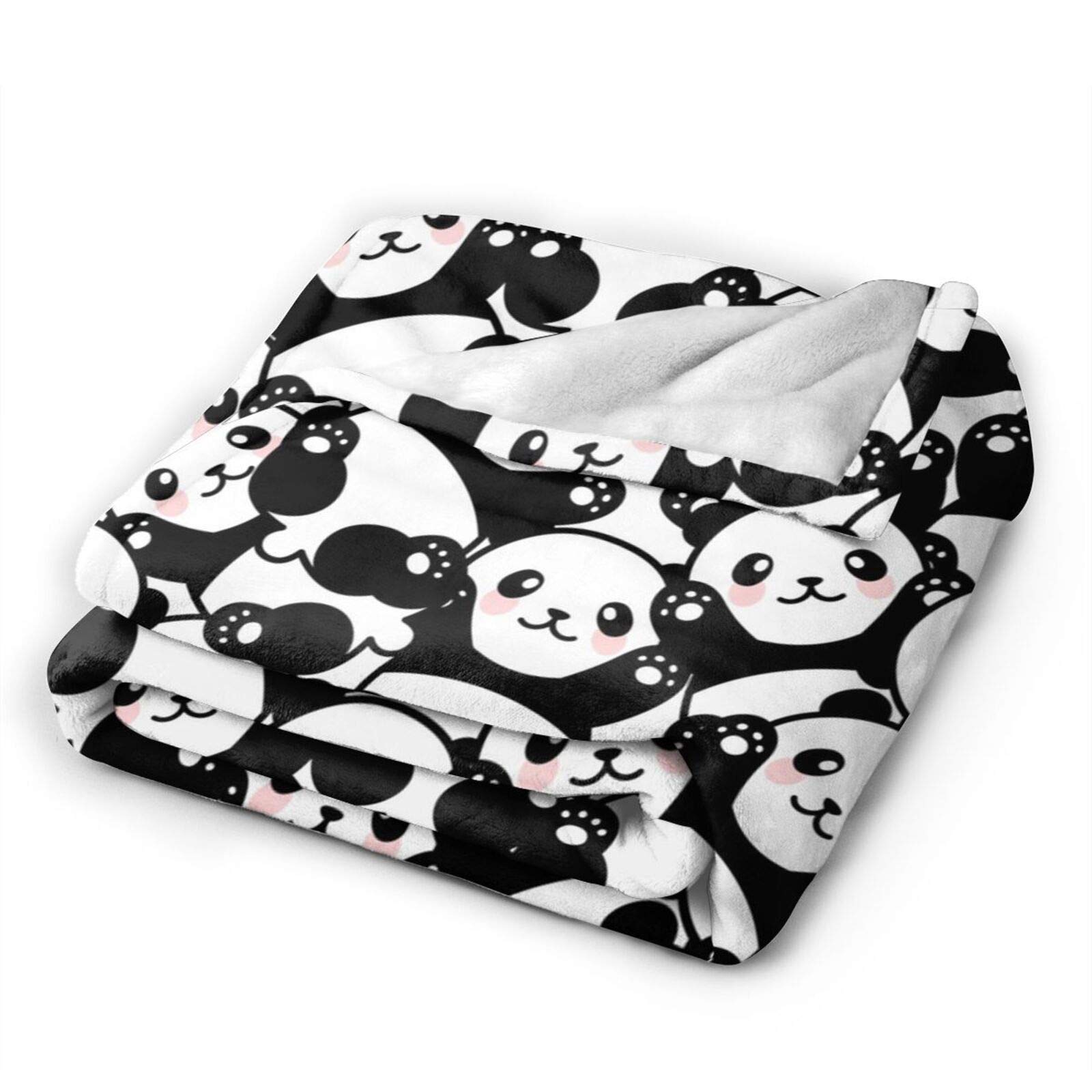 FairyShe Panda Plüschdecke – Sherpa-Fleece, Weich & Warm, 127x152 Cm, Für Kinder Und Erwachsene