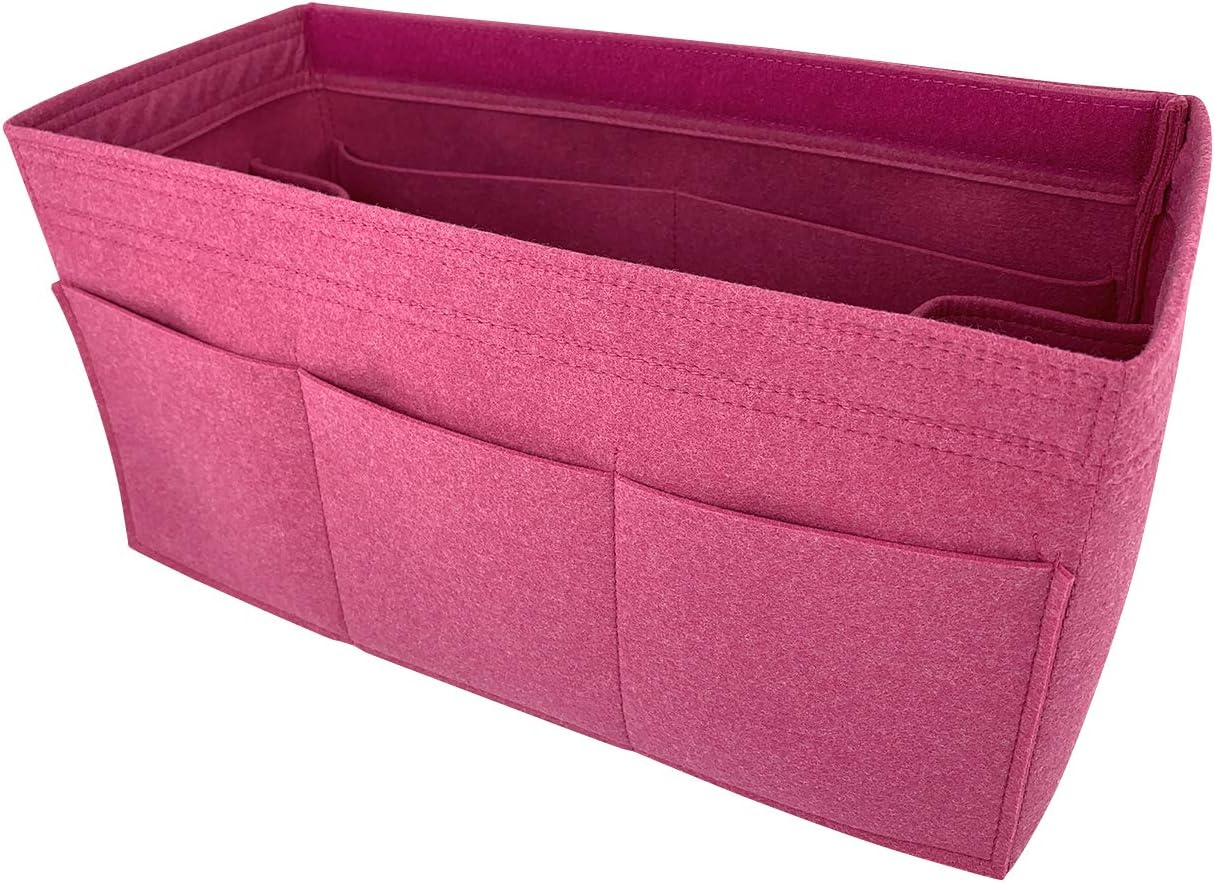 Bag Organizer for LV Neverfull GM (Detachable Zipper Top Cover) - Premium Felt (Handmade/20 Colors)