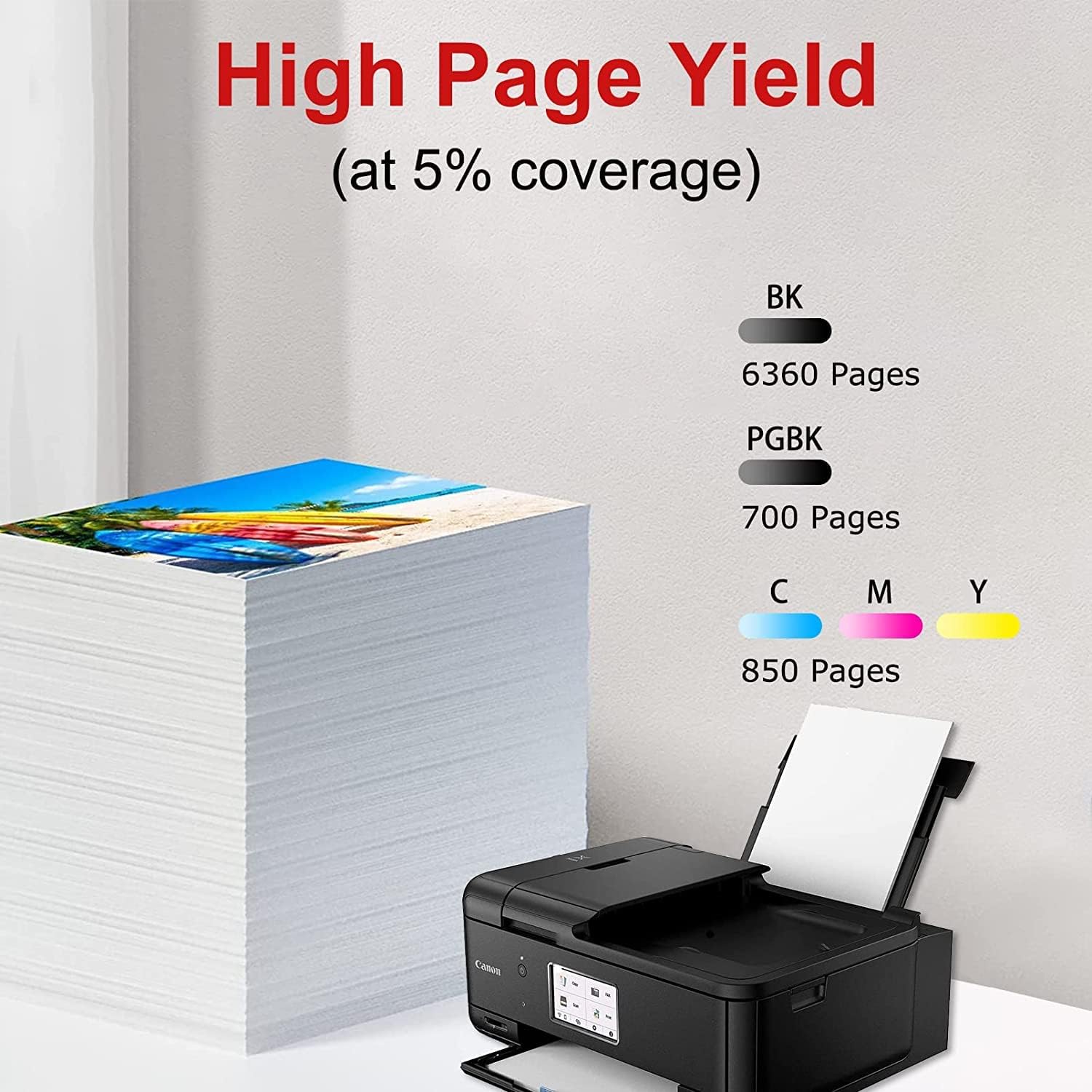 Condition photo showing New/Like New for 280 281 xxl compatible 280xxl 281xxl combo ink cartridges replacement for canon printers ink pgi-280xxl pgi-281xxl pgi black ink use with pixma ts8120 tr8520 ts6120 ts6320 tr7520 ts9120 ts8220