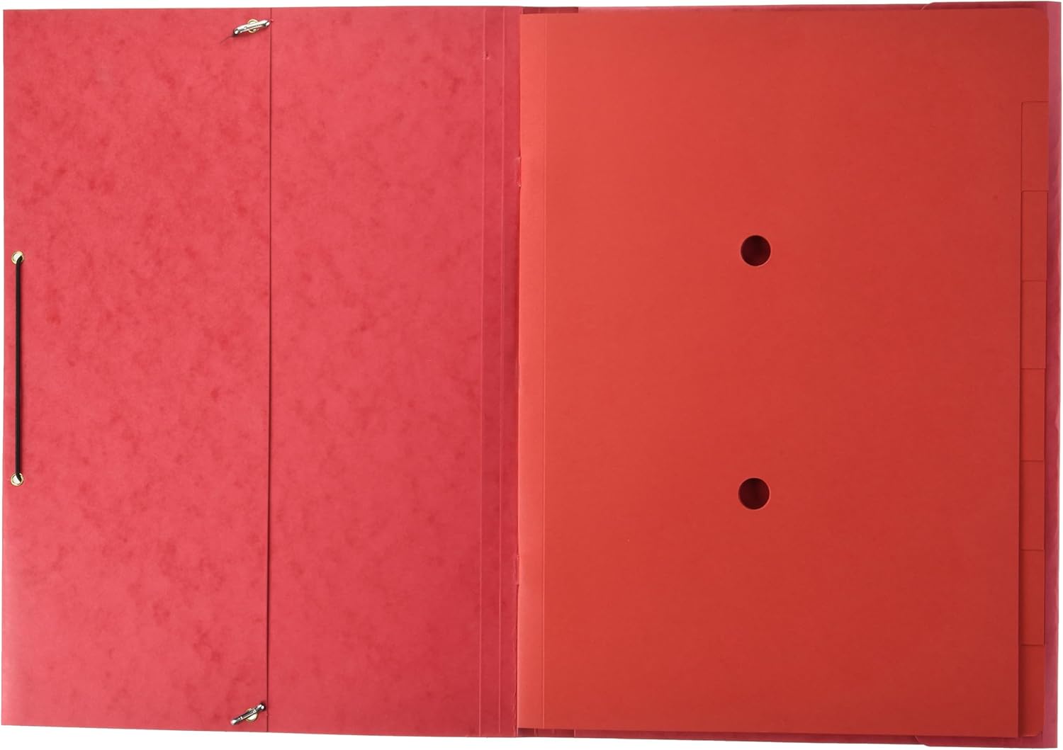 RNKVERLAG 4616-2 Conference and Organiser Folder with Elastic Band, Dimensions (W x H) 245 x 340 mm, up to DIN A4, 9 Compartments, Red, Pack of 1