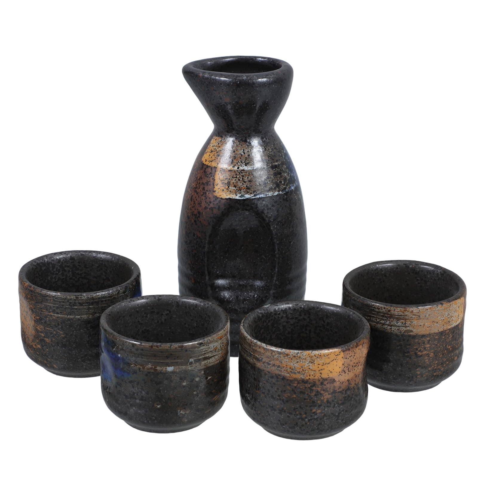 Ensemble de Saké Japonerie 1 Set, Carafe Décorative en Céramique
