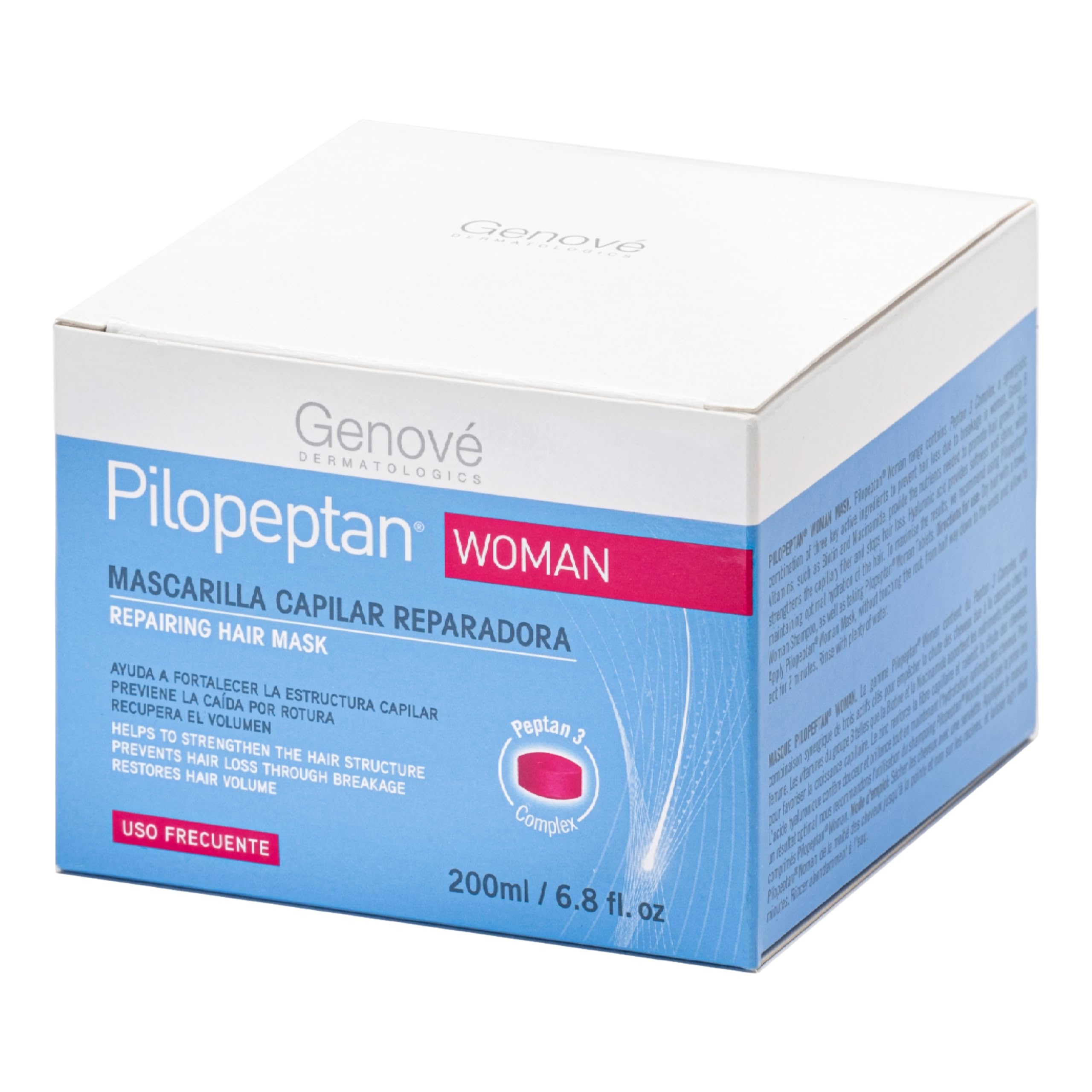 Imagen del producto: Genove Pilopeptan Woman Mascarilla Capilar 200 ml