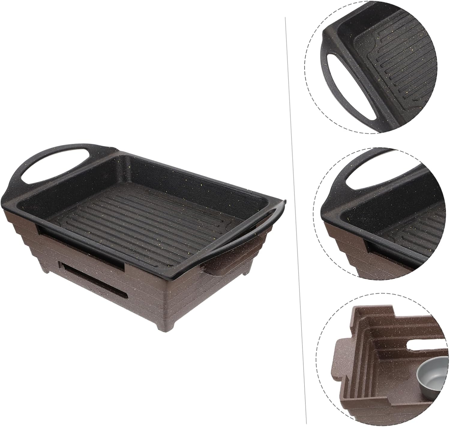 Aluminium Alloy Grilled Fish Stove Portable Bbq Grill for Camping Easy to Clean Safe Design for Outdoor Cooking