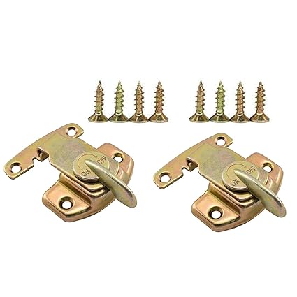 SDTC Tech 2 Pack Dining Table Locks Metal Spring Table Leaf Buckle Latches