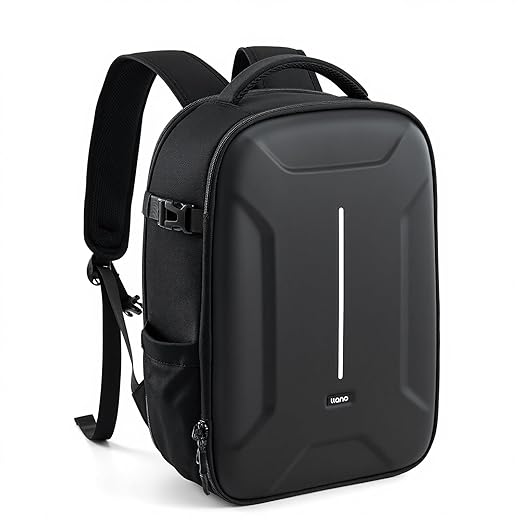 llano 22L Large Hardshell Camera Backpack Case, Camera Bags for Photographers Compatible with DSLR and Mirrorless Cameras,for Sony Canon Nikon Fujifilm with Laptop Compartment,Travel and Outdoor