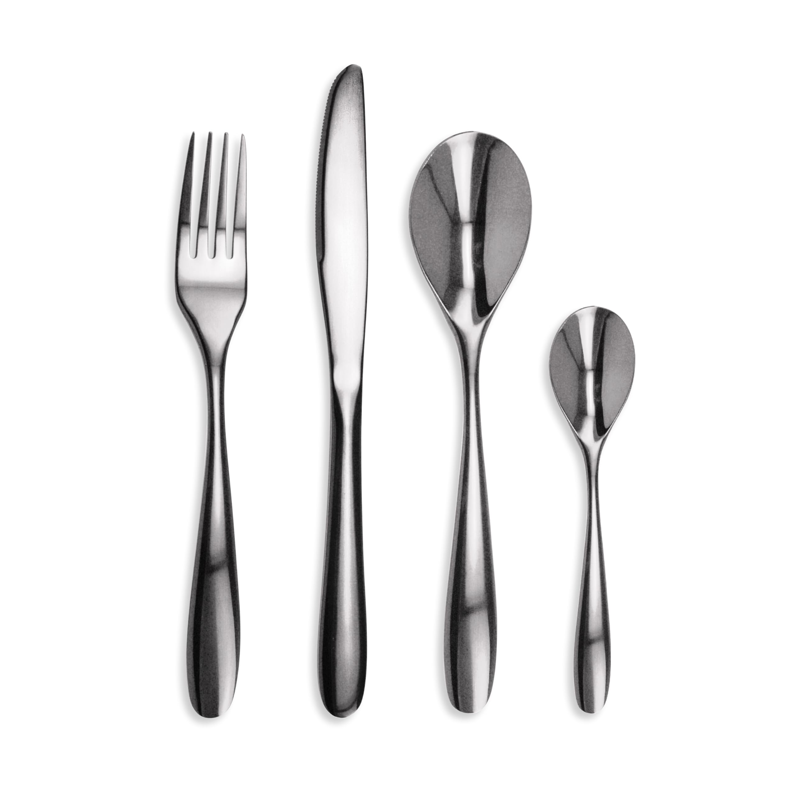 TB - Besteckset Bagatelle – 16 Tafelbestecke aus Edelstahl – maschinenwaschbar (hochglanzpoliert)