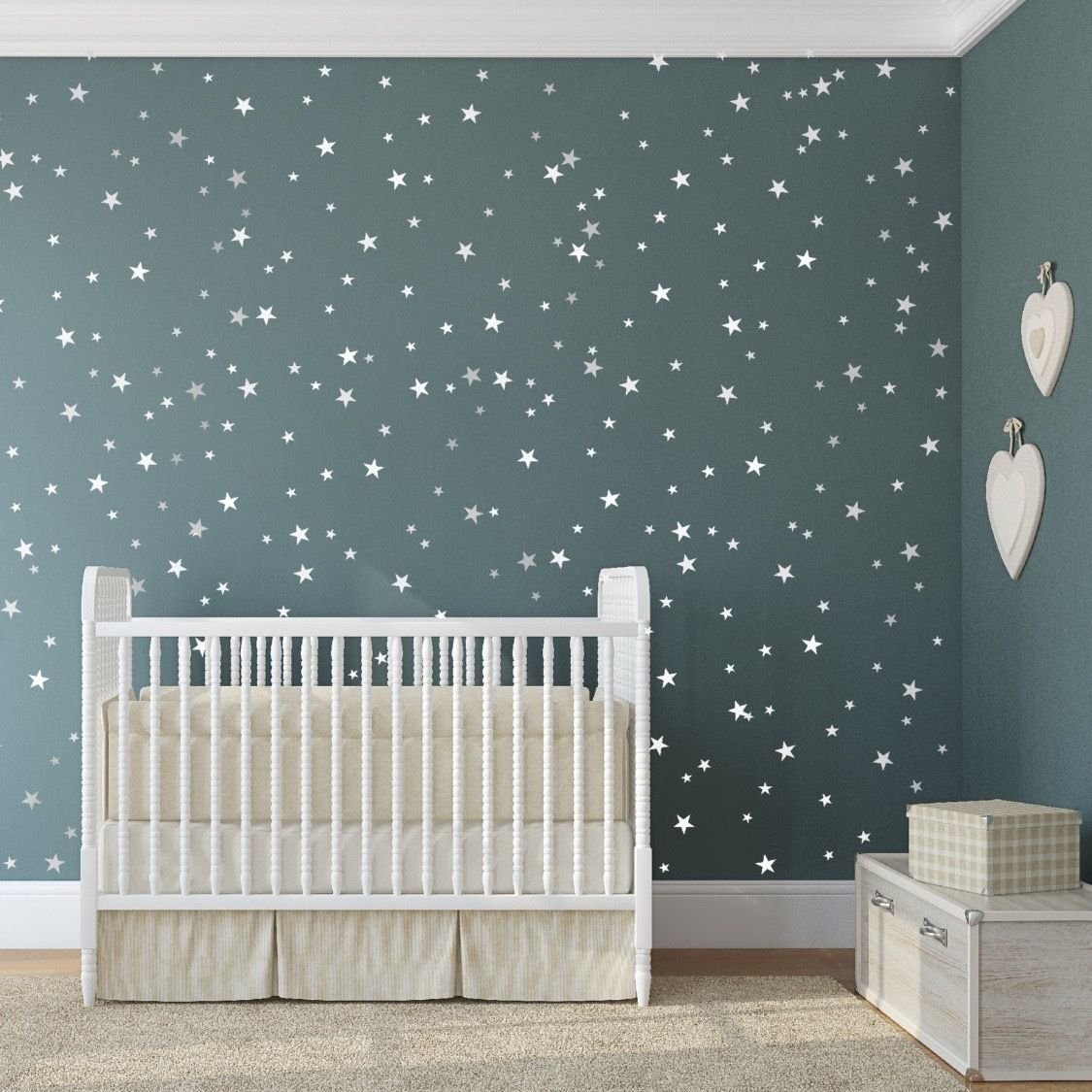 Up to 161 Mixed size Stars Wall Stickers Kid Decal Art Nursery Bedroom Vinyl Decoration (161 Mixed Size Star, Bright Yellow)