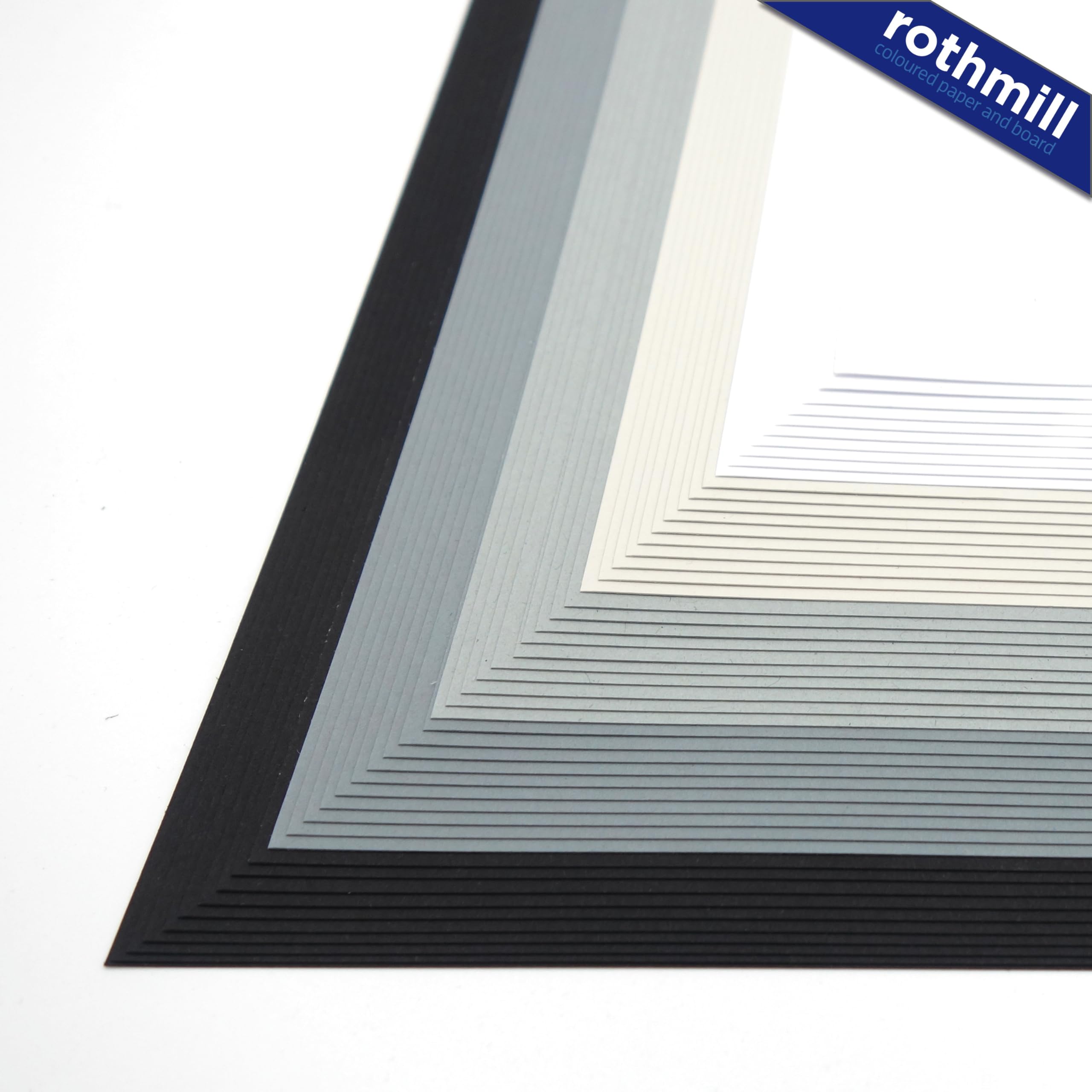 Cartulina Negra Rothmill A4 - 50 Hojas De 260 G/m² Para Manualidades