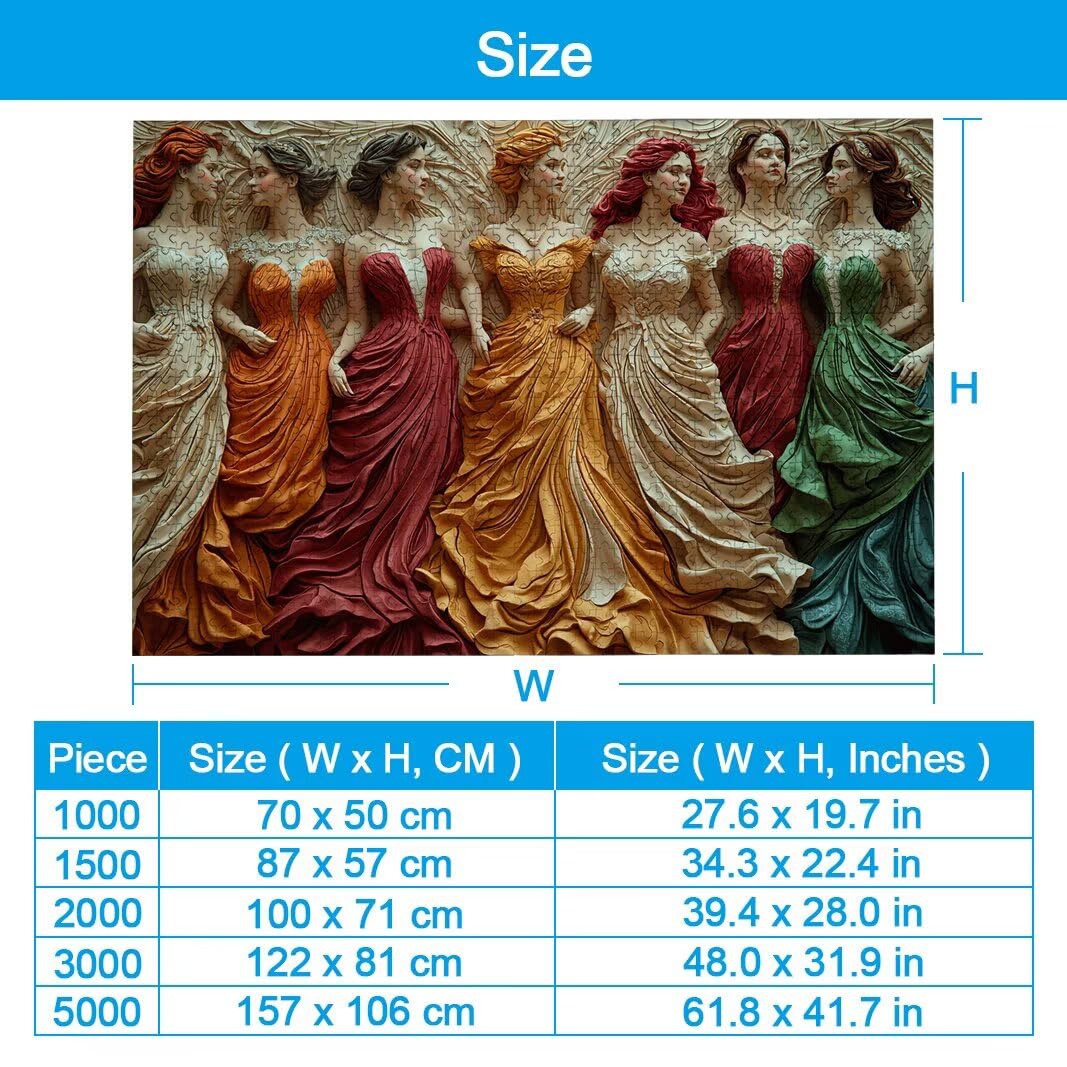 Puzzle dla kobiet, puzzle 5000 elementów dla dorosłych, prezent dla kobiet