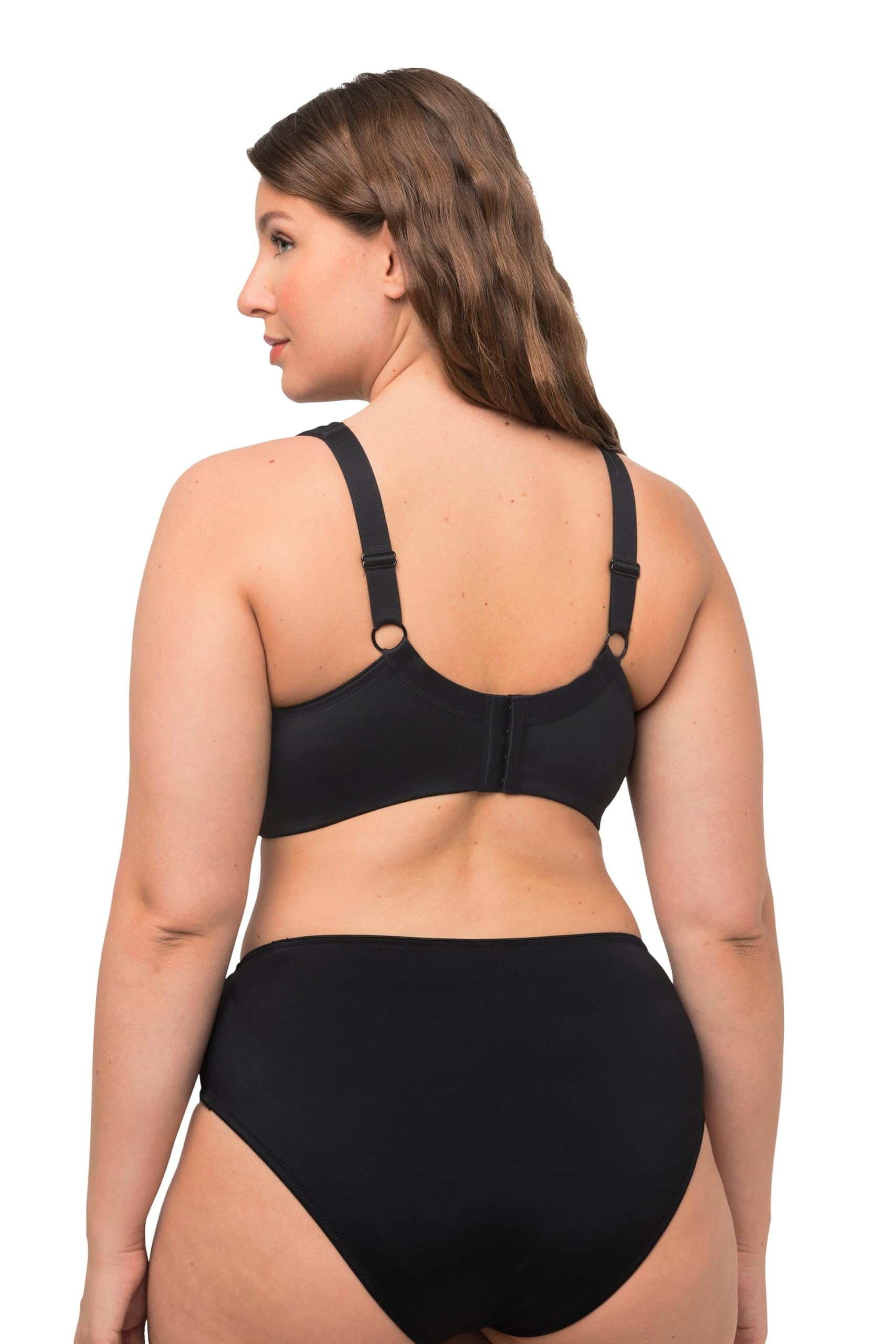 Ulla Popken Stanik Kobiety Mikrofaser-bh, 2er-pack, Ohne Bügel, Vorgeformte Cups