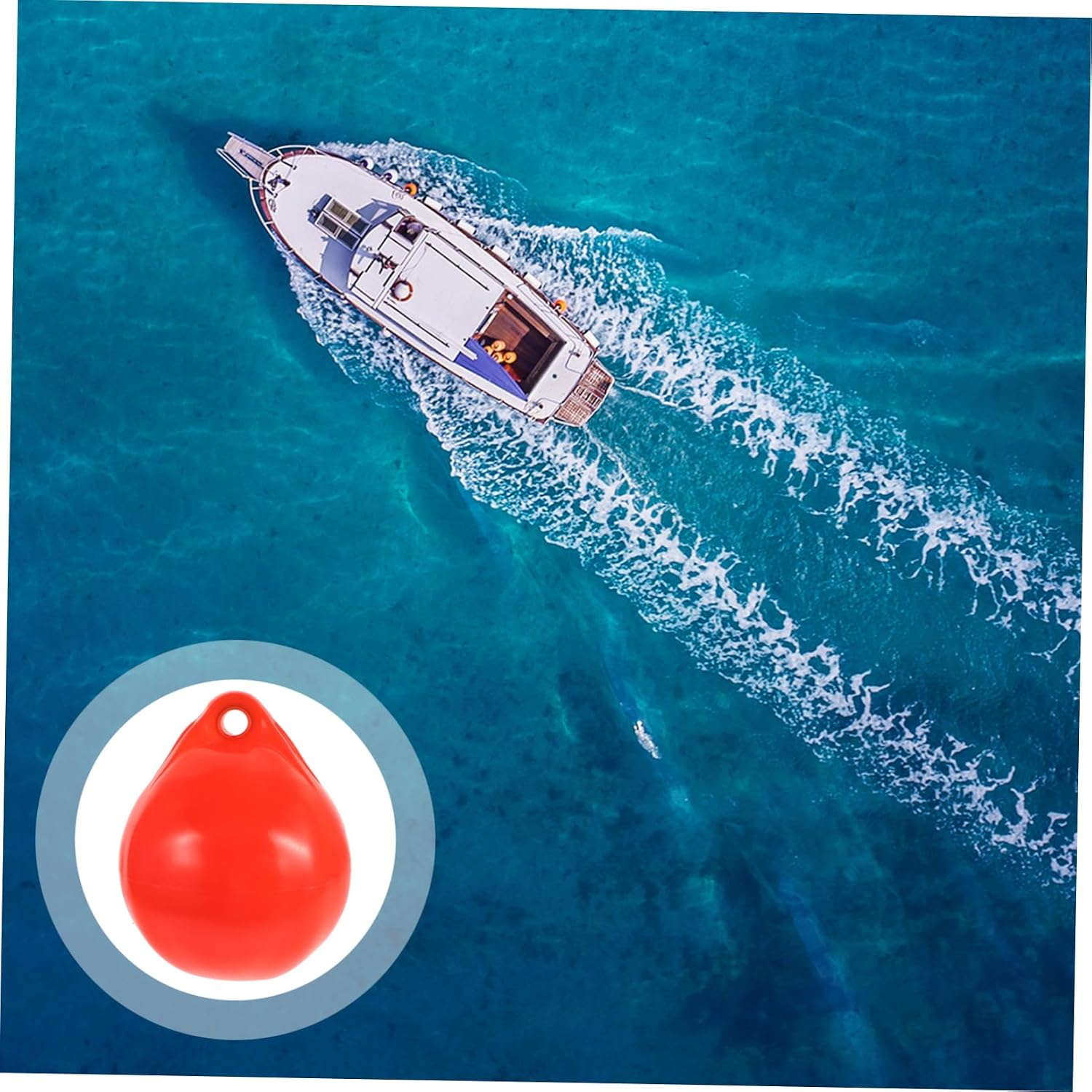 Inflatable Yacht Docking Protector Pad Durable Boat Bumper for Collision Protection Lightweight and Portable Design Easy Installation for Docks and Boats Orange