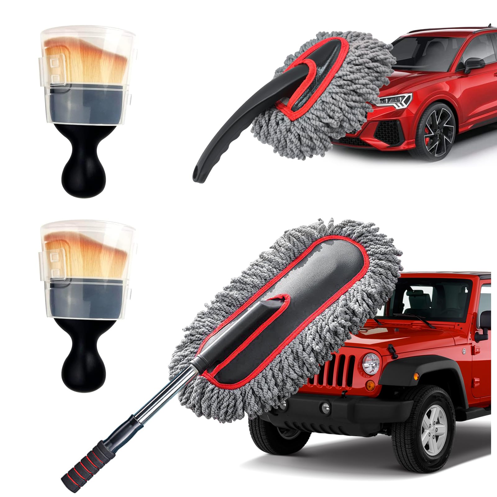 Espanador Microfibra MaxShine - Remove Pó Sem Riscar - Ideal Pra Detalhamento Automotivo