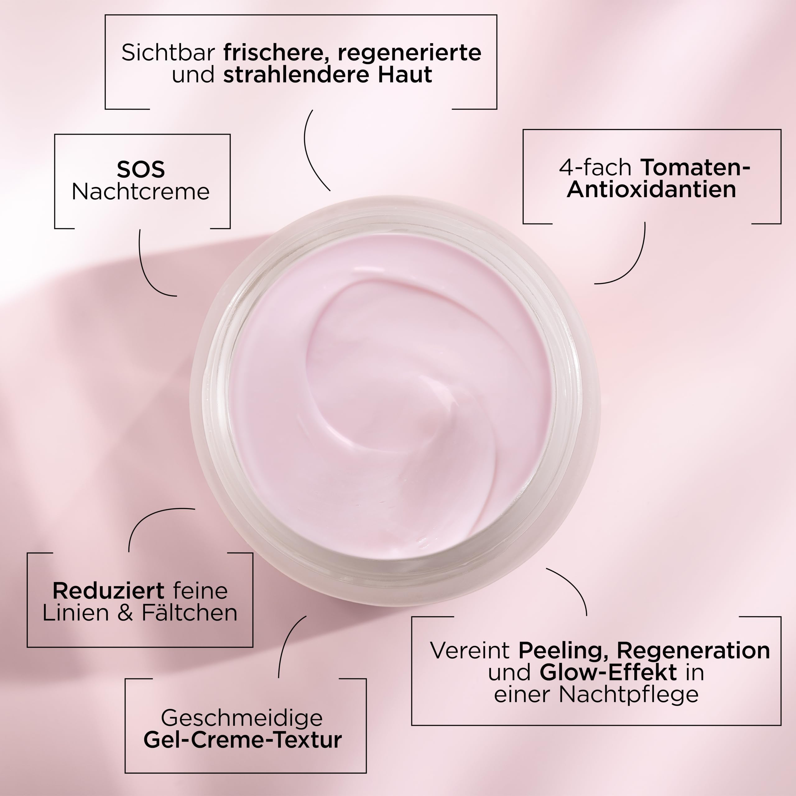 Ella Baché Tomate Glow Mikro-Peeling Nachtpflege 50 ml - Glättende SOS-Nachtcreme für strahlende, regenerierte Haut - Gesichtscreme mit Antioxidantien & AHA Trio