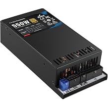 Flex Power Supply 550W Gen 5 12VHPWR with GPU Connector Fully Modular PSU Full Voltage 110/220V Ultra Quiet 20+4Pin for Desktop PC Server POS AIO System