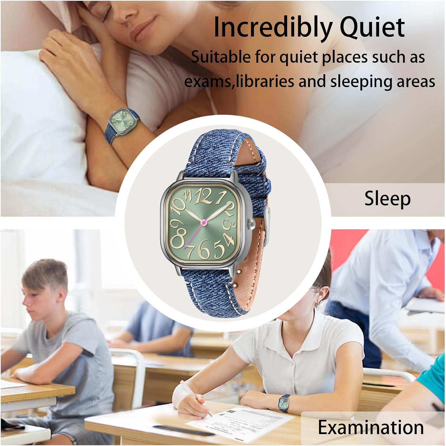 Asan Ge Women's Fashion Watch Easy to Read Dial Waterproof up to 3ATM - Image 4