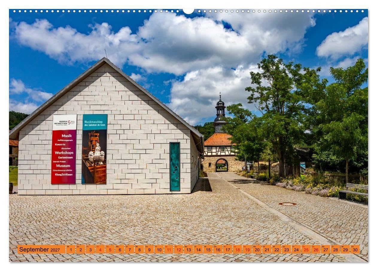 Michaelstein - Kloster mit Klang (hochwertiger Premium Wandkalender 2027 DIN A2 quer), Kunstdruck in Hochglanz: Architektur, Fischzucht, Gärten und ... Michaelstein fasziniert (CALVENDO Orte)