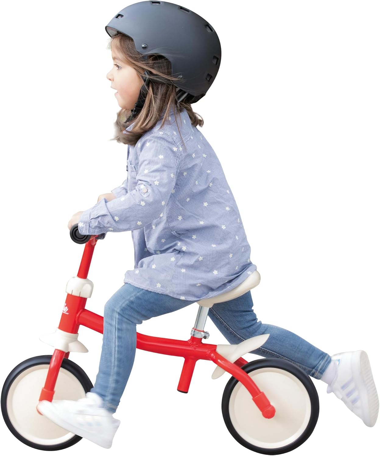Smoby - Rookie Balance Bike - Lightweight Metal Children's Bike - Ergonomic Adjustable Saddle - Silent Wheels - Adjustable Handlebar - 770400