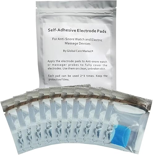 Almohadillas de gel de electrodo para reloj de parada de ronquidos y pulseras antironquidos  Paquete de 10 pares