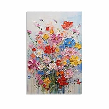 絵画 アクリル画 キャンバスアート インテリアアート 花の絵 キャンバス F8号 絵画 アクリル画 キャンバスアート インテリアアート 花の絵