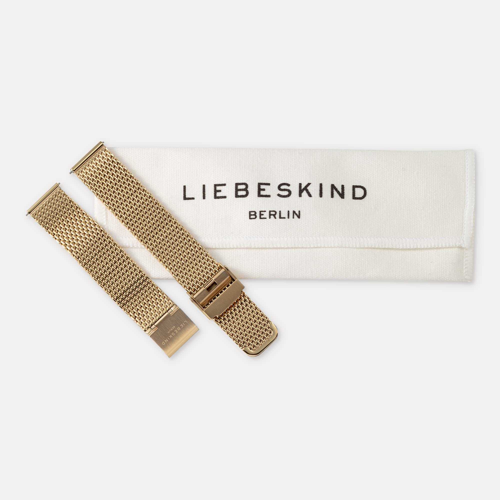 LIEBESKIND BERLIN Uhrenarmband – Wechselband aus Leder oder Mesh – Verschiedene Farben – Für Damen Uhren mit Bandanstoß 18 mm geeignet