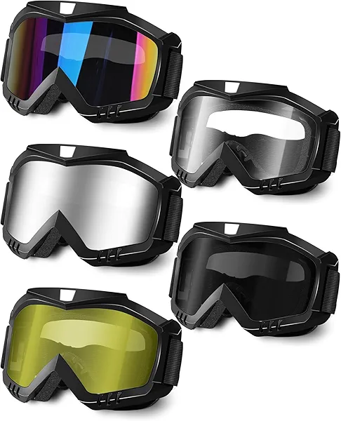 OXG Motorcycle Goggles - ATV & Dirt Bike Goggles with UV400 Dustproof Lens for Adults & Youth