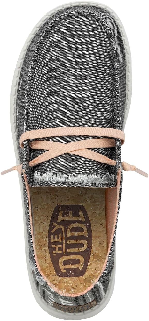 HEYDUDE Wendy Stretch Canvas Women’s Shoes, Women’s Slip-on Loafers, Comfortable & Light-Weight - Image 2