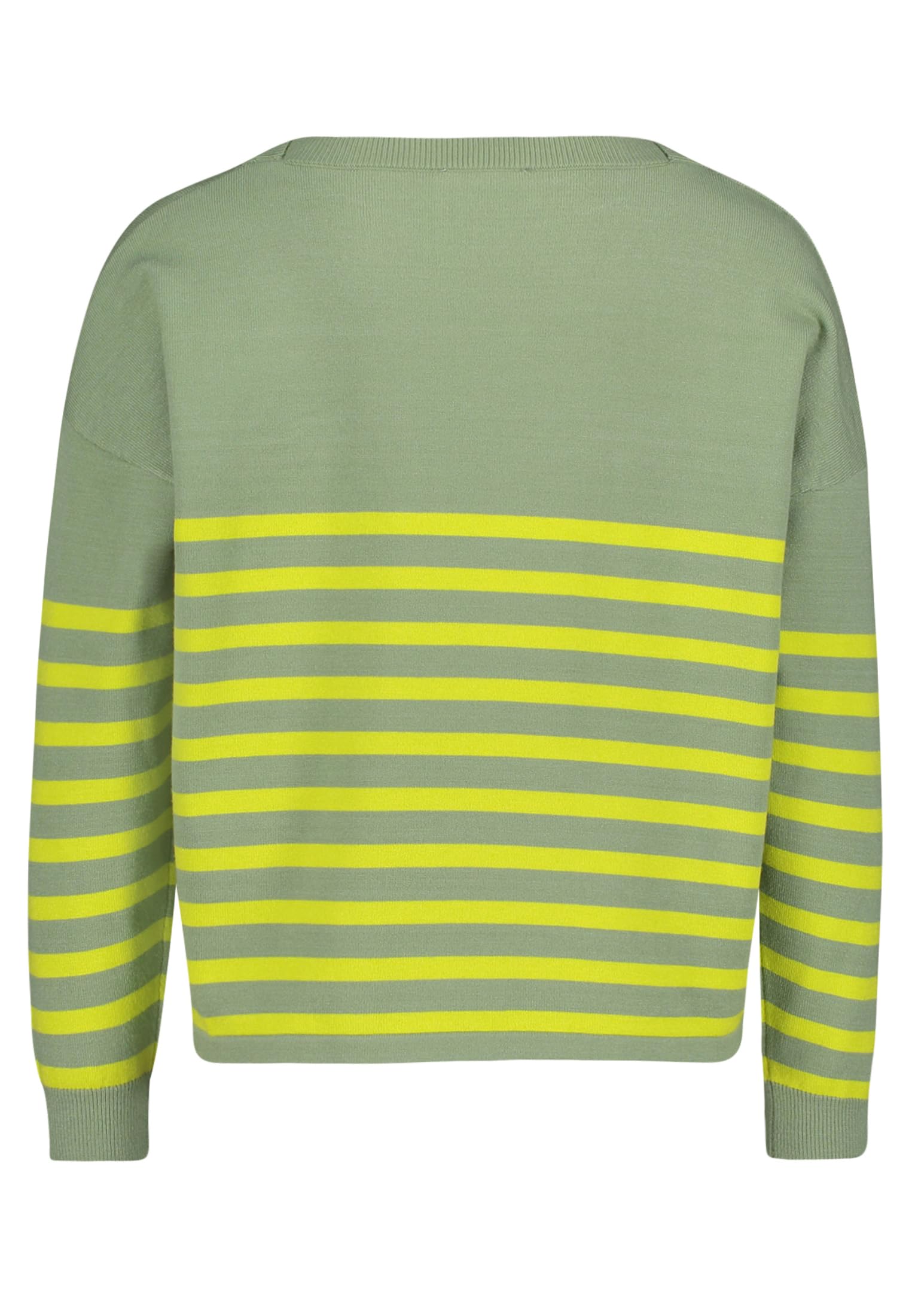 Cartoon Damen Strickpullover mit U-Boot-Ausschnitt
