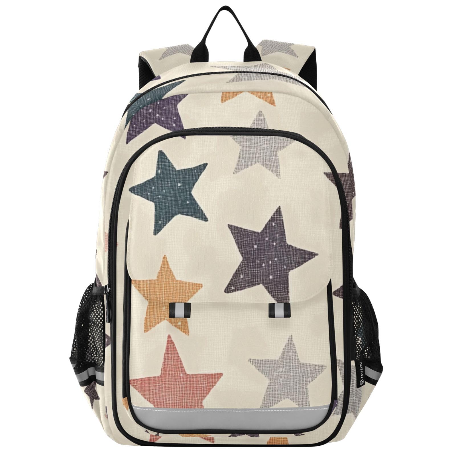 Qumton Star (002) Laptop Backpack Lightweight Bookbag Travel Backpack with Multiple Pockets for Women Men