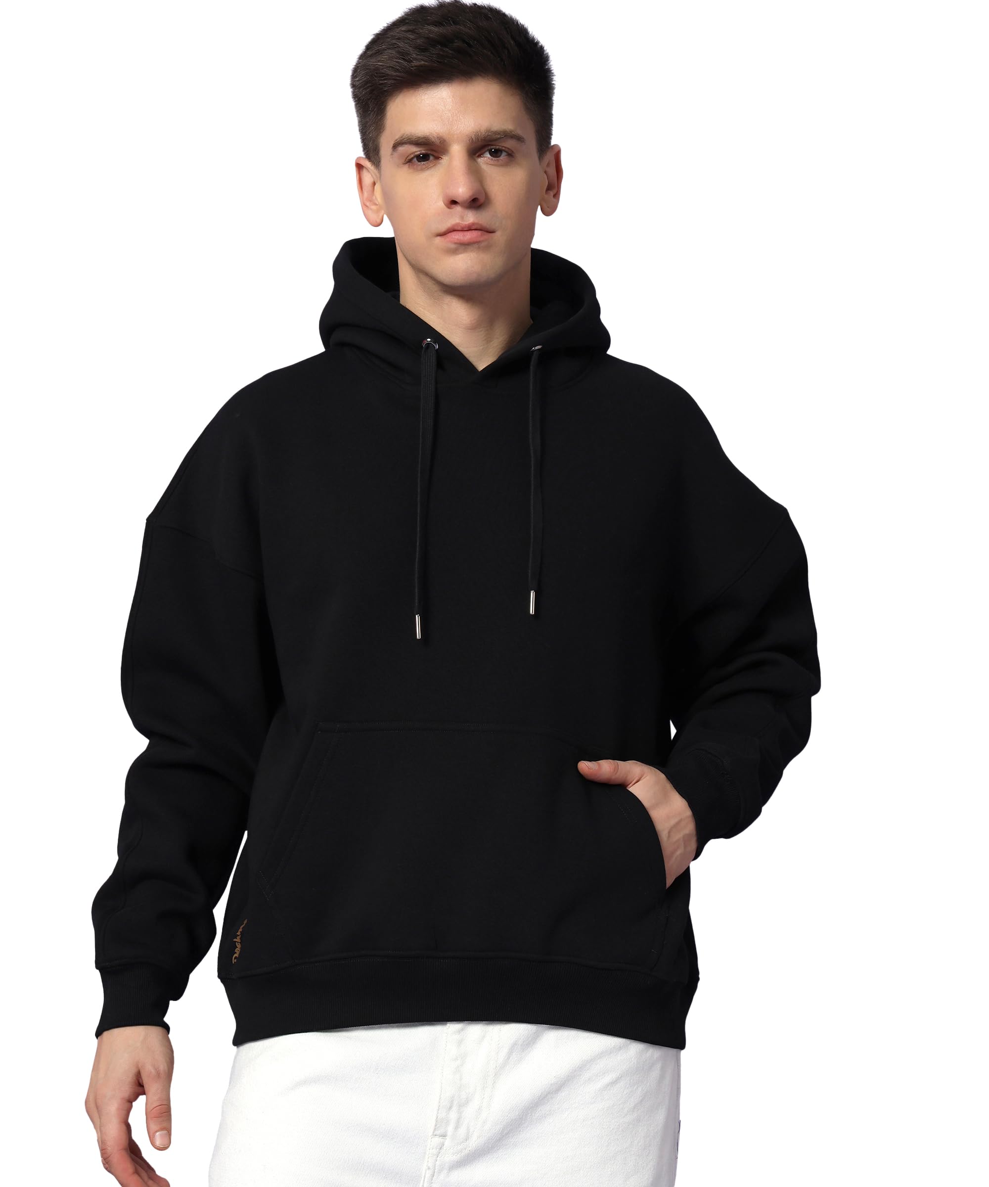 pockman Men Cozy Playful Oversized Cotton Fleece Hoodie-picture-12