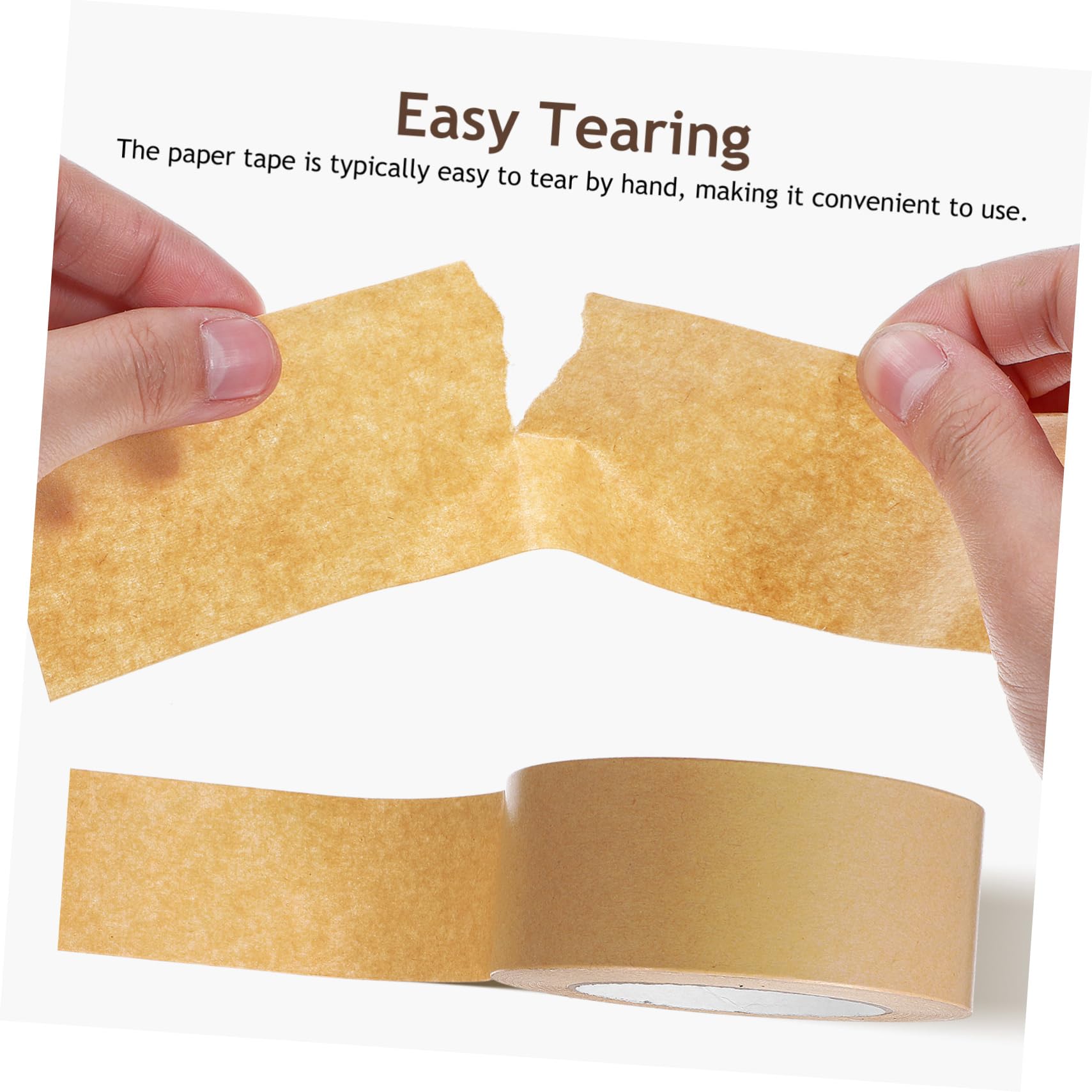 Uonlytech 5 Di Nastro Adesivo Per Imballaggio Da 2 75'' X 60 Iarde Nastro Di Carta Resistente Per Traslochi