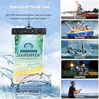 Vista 2 de Waterproof Dry Bag,5L/10L/20L Waterproof Floating Backpack Roll Top Dry Sack Keeps Gear Dry,with Waterproof Phone Case for