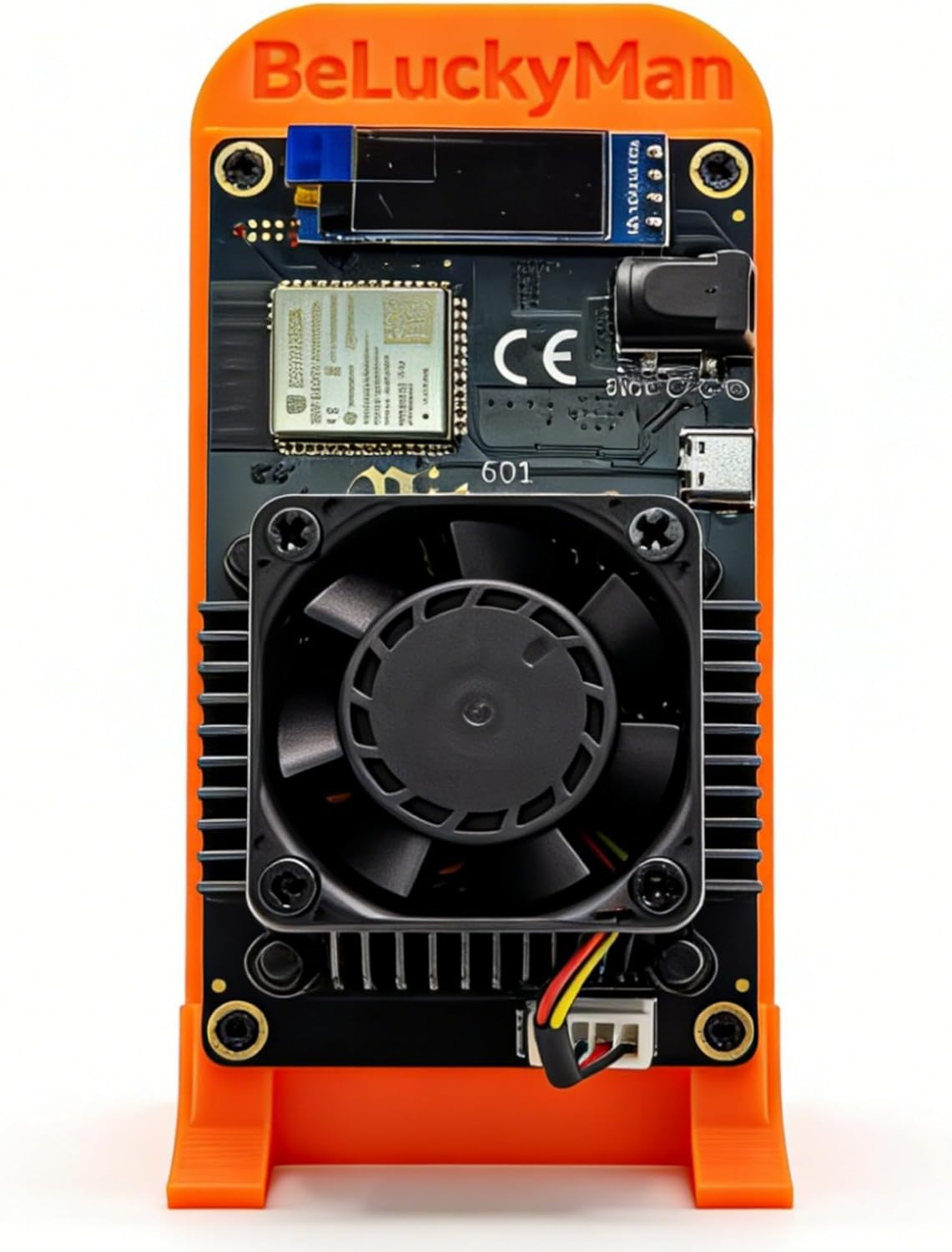 Bitaxes Gamma 601 Bitcoins Miner, 1–1.2TH/s BM1370 ASIC Miner, 18W Solo Lottery Miner with Open Source AxeOS, Silent Crypto Mining Machine for Home & Educational Use