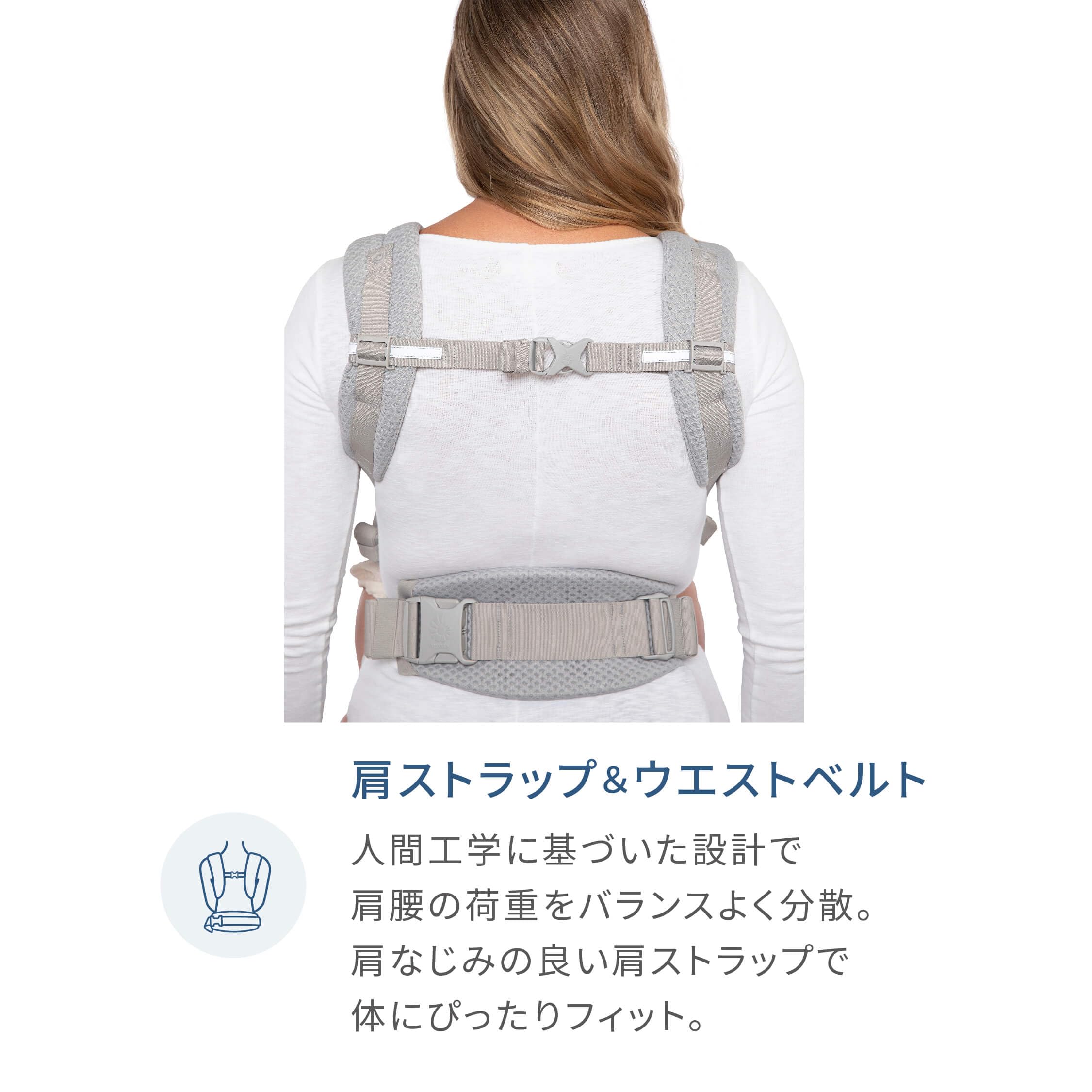 Amazon.co.jp: Ergobaby(エルゴベビー) 抱っこひも OMNI Breeze ヘザー