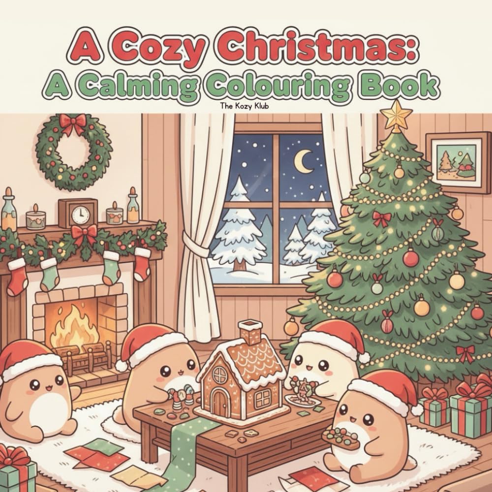A Cozy Christmas: A Calming Colouring Book