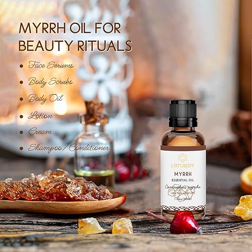 Miniatura 4 de Aceite esencial de mirra, aceite de mirra natural puro para la piel, difusor de cabello, aerosol de habitación, 1 onza