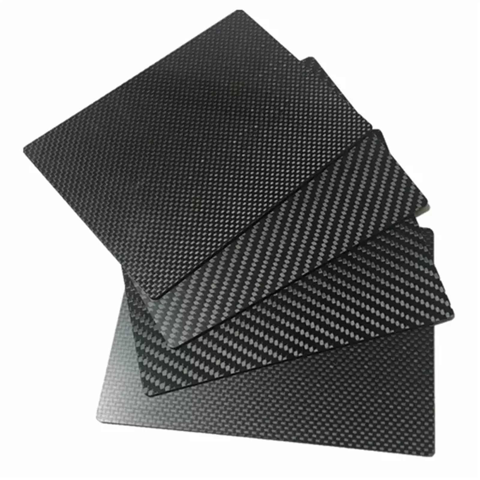 płyty z włókna węglowego, Arkusze z włókna węglowego 200x250mm Grubość 0,5-5mm Materiał modelu 3K Płyta panelowa(3mm Plain Glossy)