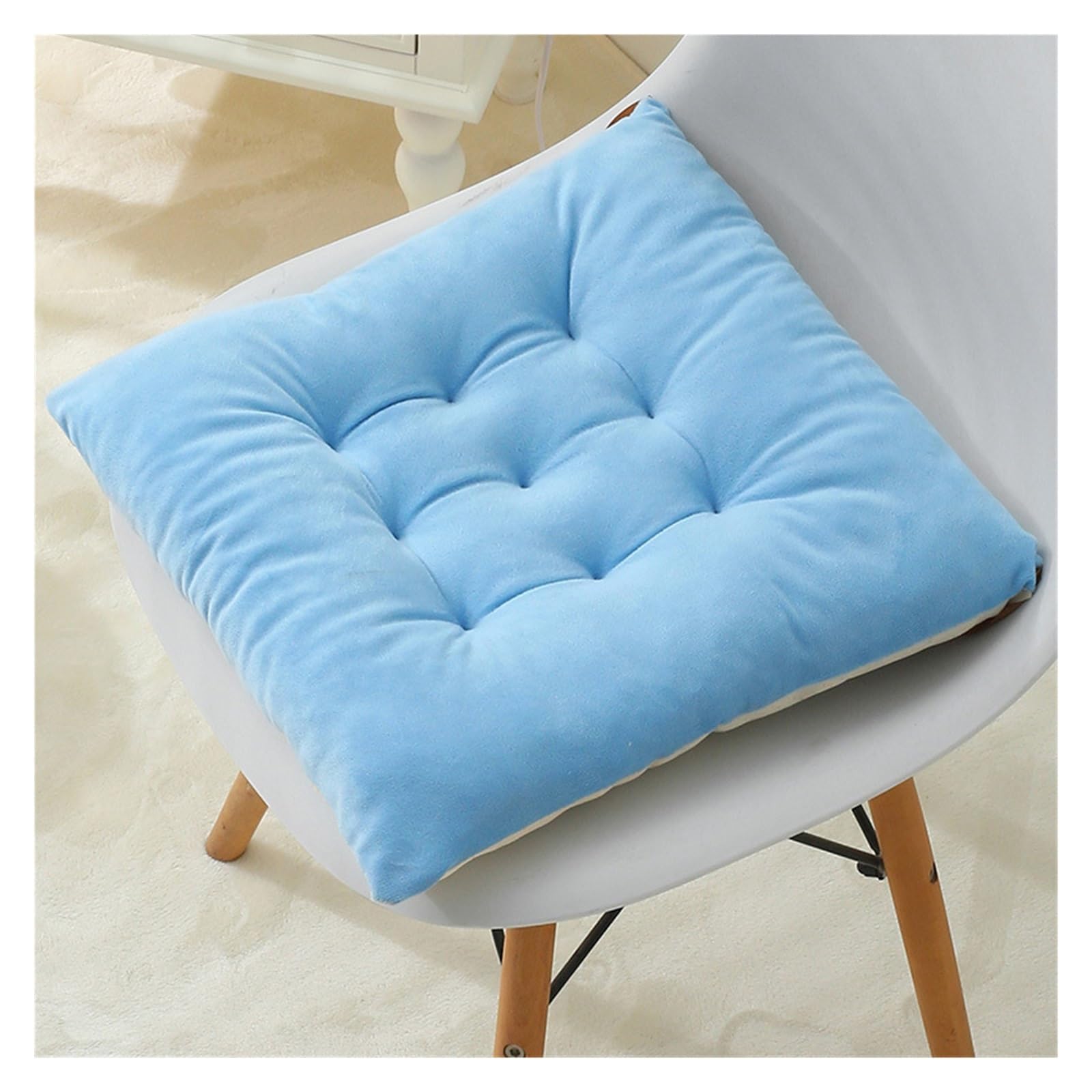 1/2/4/6 Pack,Universal Dining Chair Cushions 30x30cm/11,8x11,8in , 40x40cm/15,7x15,7in , 45x45cm/17,7x17,7in for Kitchen Decor or Office Use, Seat Pad, ( Color : @6 , Size : 2pcs(45x45cm/17.7x17.7in)