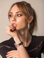 TOYOUTHS Bőr Szíj Apple Watch-hoz 38/40/41/42/44/45/49mm Női Elegáns Gyémánt Csat Vékony Bőrszíj iWatch Ultra 2/9/8/7/6/5/4/3/2/1/SE 6