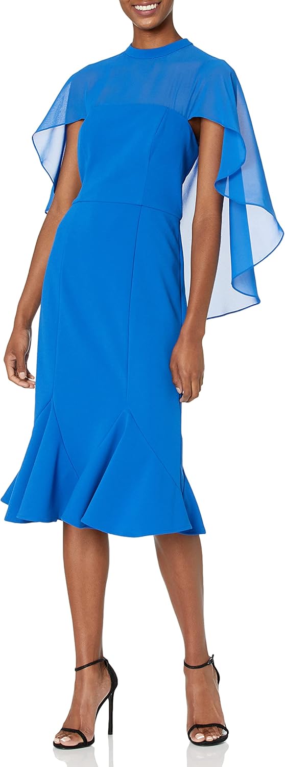 crepe cocktail dress