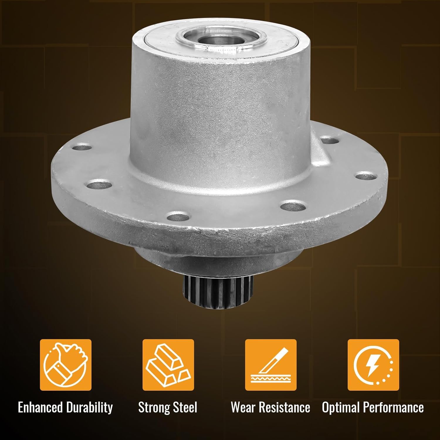 918 05132 918-05125 918-05132 Spindle for Cub Cadet Tank M60 M48 M54 M72 & Tank S S6031 S6032 Lawn Mower Deck Blade Spindle Replaces 01003532 01003532A