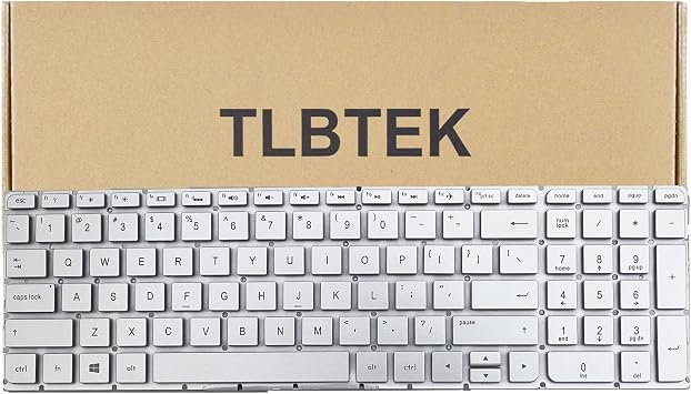 TLBTEK Backlight Keyboard Replacement Compatible with HP Pavilion 15-AB 17-G 5-AK 15-an 15-AU 15-BC 15-AW,Envy 15-AH M7-N 17-N 17-R 17-S Series Laptop