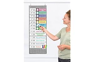 Easy Access Pocket Chart Hooks for Daily Schedules in Educational Settings