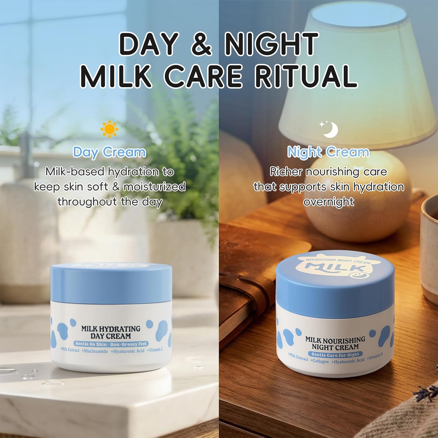 16 Pcs Milk Skincare Set for Kids, Kids Skincare Set, Kids Face Care Kit, Milk Toner, Kid Face Wash - Cute Skincare Set with Creams, Masks & Bag for Girls 8-12 Birthday Gifts