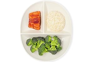 Uba Portion Control Plate (PORCELAIN) for Adults - Diabetic & Bariatric Diet