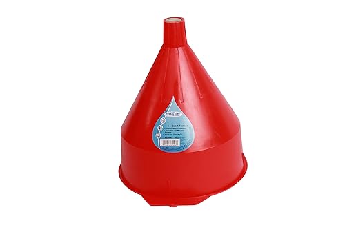 Miniatura 9 de WirthCo 32002 Funnel King - Embudo de seguridad rojo con embudo de pantallafiltro para aceite, combustible, gas y automoción de gran capacidad de 2