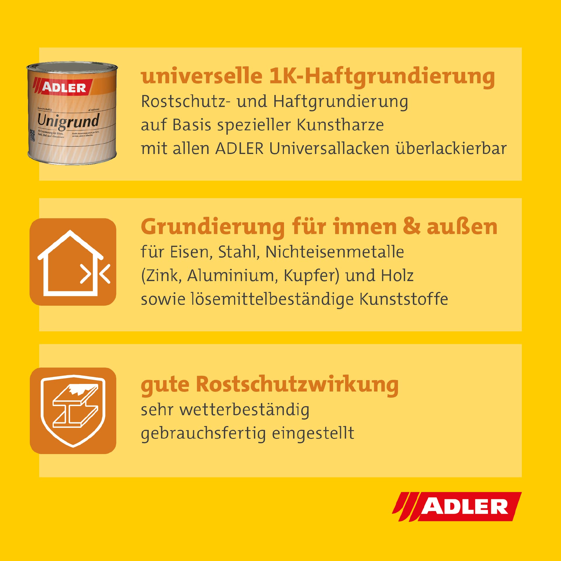 ADLER Alkyd-Primer Uni Weiß, tönbar 375ml